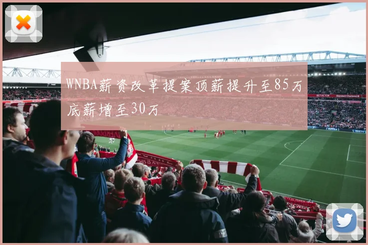 WNBA薪资改革提案顶薪提升至85万底薪增至30万